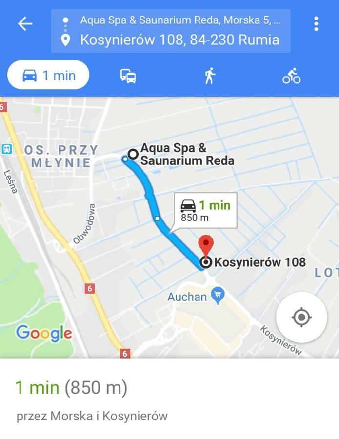 רומיה Apartament Przy Aquaparku W Redzie מראה חיצוני תמונה